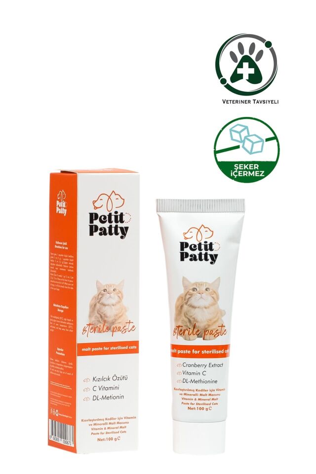 Petit Patty Sterile Paste 100g (kısırlaştırılmış Kedilere Özel Bağışıklılık Destekleyici)