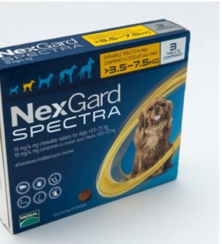 Nexgard Spectra 3.5-7.5 Kg Köpek için
