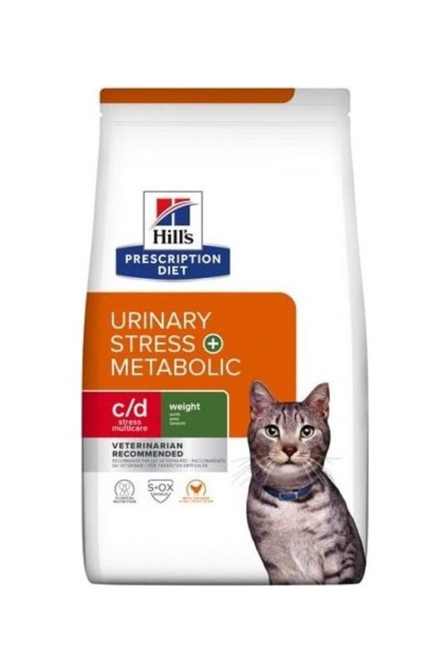 Prescriptiondiet C/d Multicare Stress + Metabolickedi Tavuklu Kedi Maması 3 kg Süper P