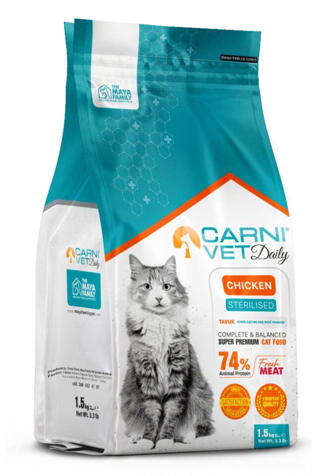 CARNI VET DAILY CHICKEN STERILISED CAT