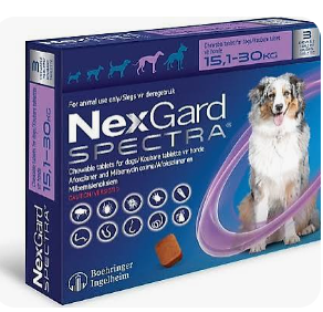 Nexgard Spectra 15-30 Kg 3 Tablet